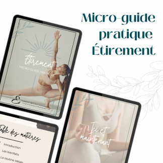 MICRO-GUIDE PRATIQUE MIEUX ÊTRE D'AUTOMASSAGE ET D'ÉTIREMENT.